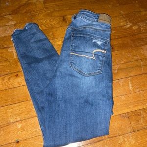 American Eagle Ripped Skinny Jeans